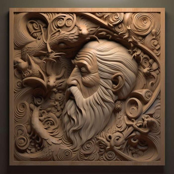 نموذج ثلاثي الأبعاد لآلة CNC 3D Art 